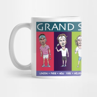 Grand Slam tennis players - Clay court battle 2022 Mug